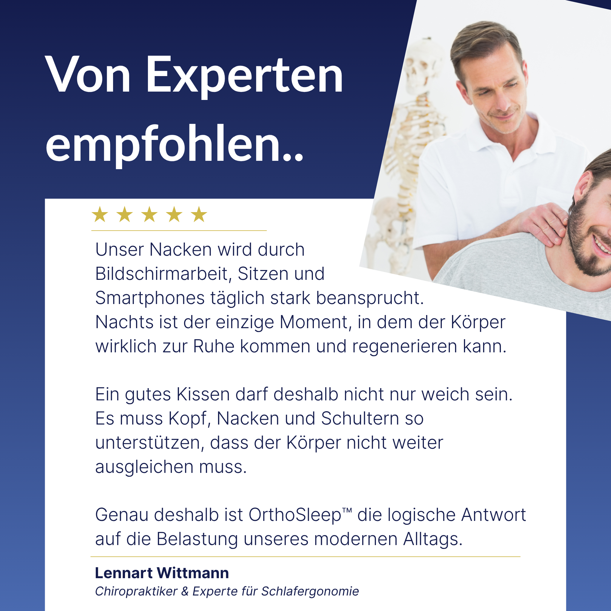 dasana OrthoSleep® Nackenkissen